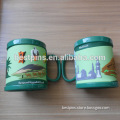 Saudi Arabia gifts pvc mugs with 3D embossed logo, rubber pvc mugs wholesale